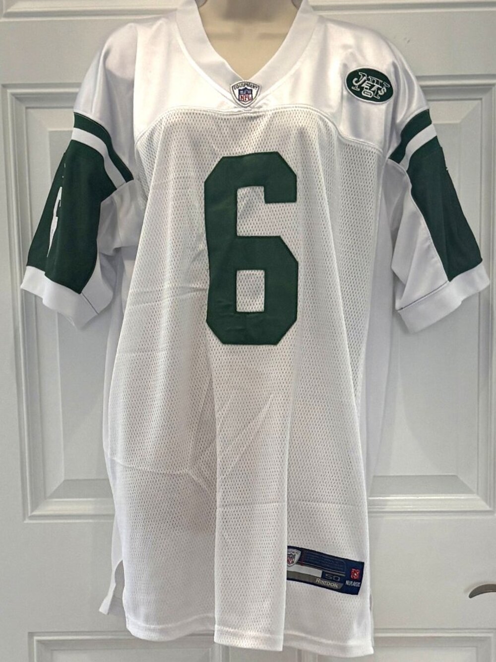 Mark Sanchez Jets Onfield Reebok Jersey